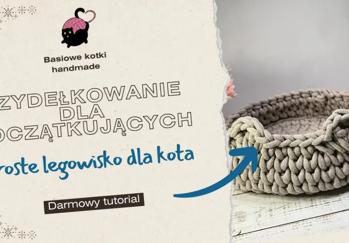 Jak zrobić legowisko dla kota na szydełku, które zachwyci Twojego pupila