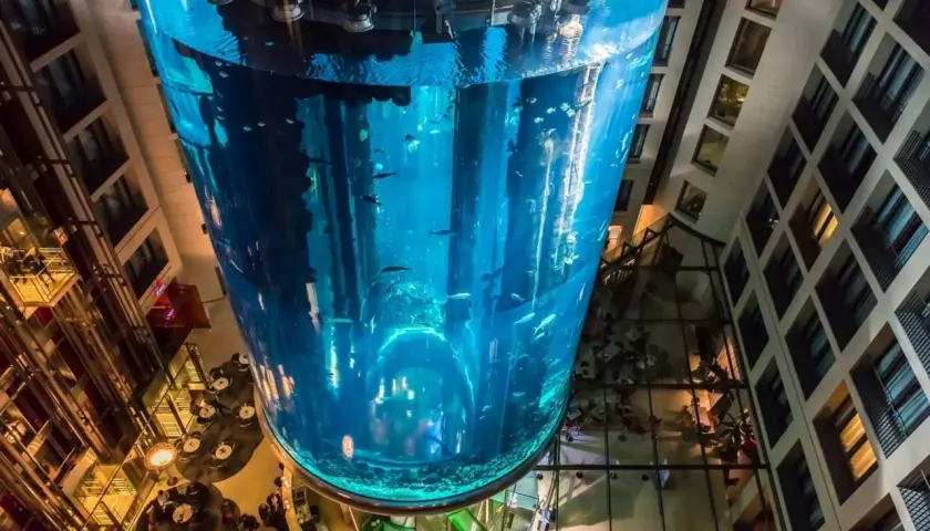 AquaDom oceanarium Berlin - odkryj największe akwarium w Europie