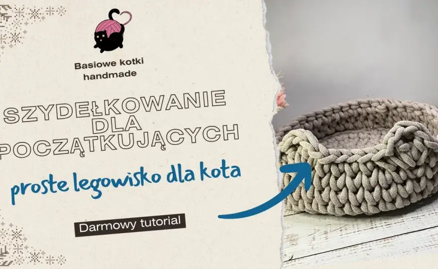 Jak zrobić legowisko dla kota na szydełku, które zachwyci Twojego pupila