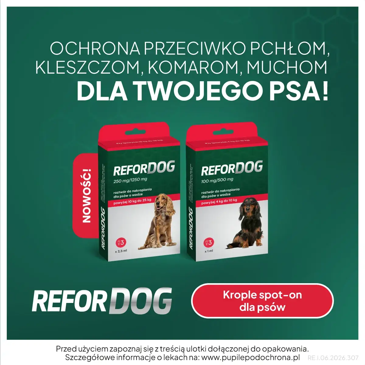 Refordog - produkt weterynaryjny dla psów - opakowanie